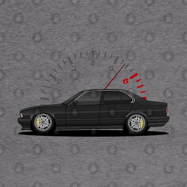 Black E34 by turboosted